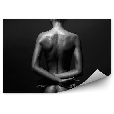 Fototapeta Štíhla Žena Lesklé Nahé Telo