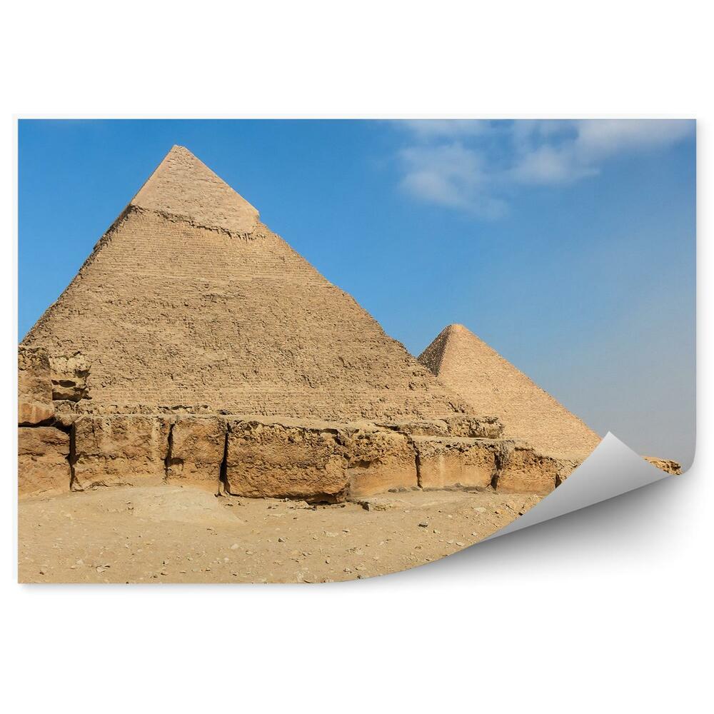 Fototapeta na stenu Kamni piramid pesek Kairo