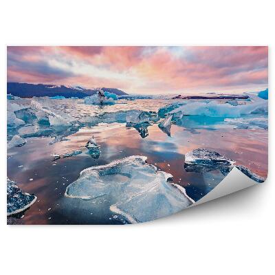 Fototapeta na stenu Ľadová Voda Zima Zamračená Obloha