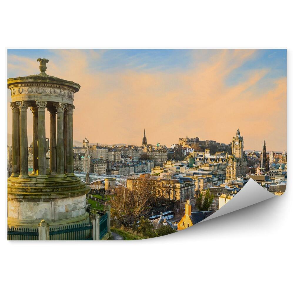 Fototapeta Edinburgh mestská architektúra budovy