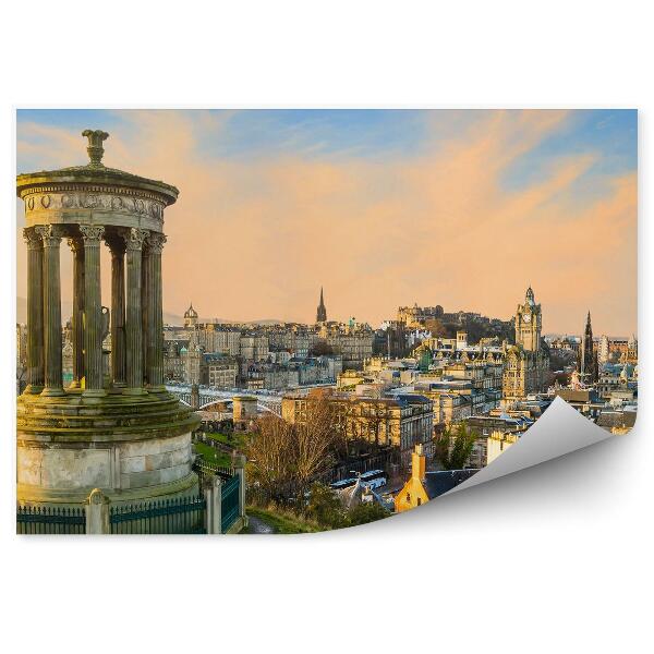 Fototapeta Edinburgh mestská architektúra budovy