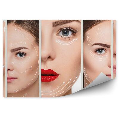 Fototapeta Tváre Mladých Žien Šípky Zdvíhanie