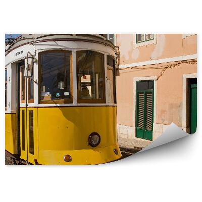 Fototapeta na stenu Zgodovinski tramvaj v Lizboni