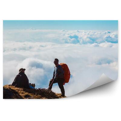 Fototapeta na stenu turisti mraky hory himaláje hmla