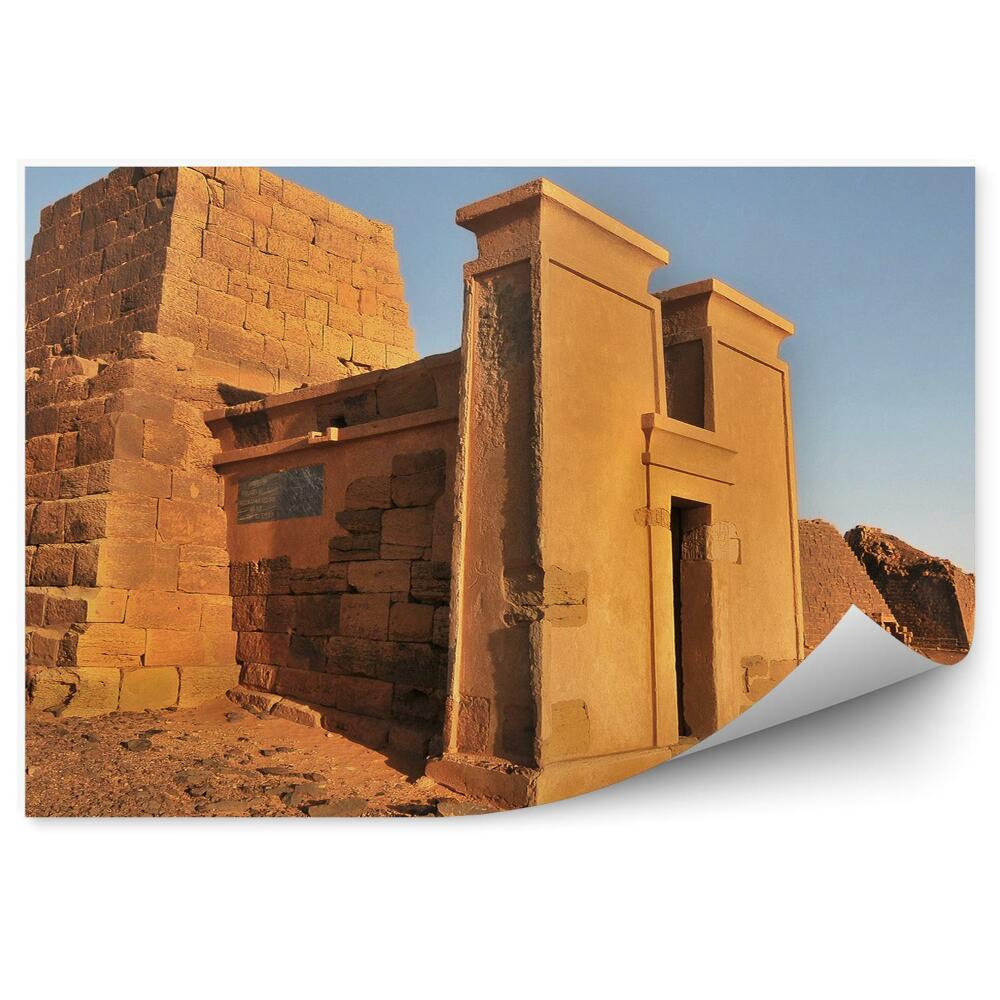 Fototapeta Piramide kamni pesek