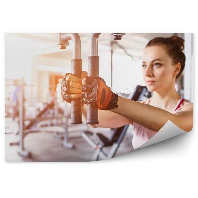 Fototapeta Ženska telovadnica roke šport