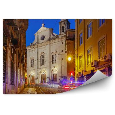 Fototapeta Gibanje svetlobe mesto somrak arhitektura