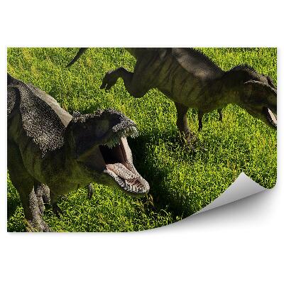 Fototapeta Dinosaury na tráve