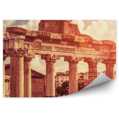 Fototapeta na stenu Ruševine Saturnovega templja bližnji sij