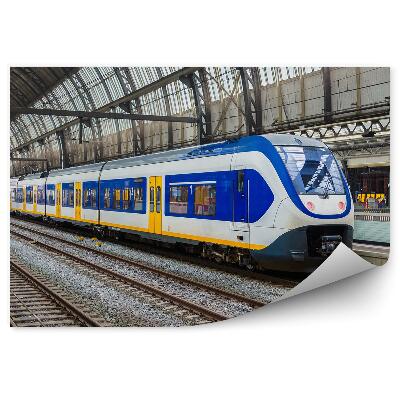 Fototapeta na stenu Železniška postaja železniški tiri