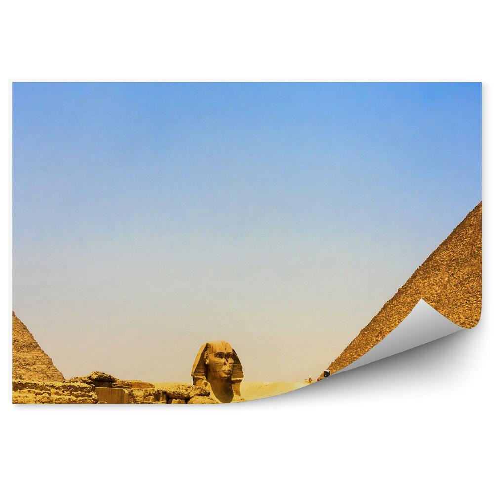 Fototapeta Pieskové pyramídy sfinga Egypt