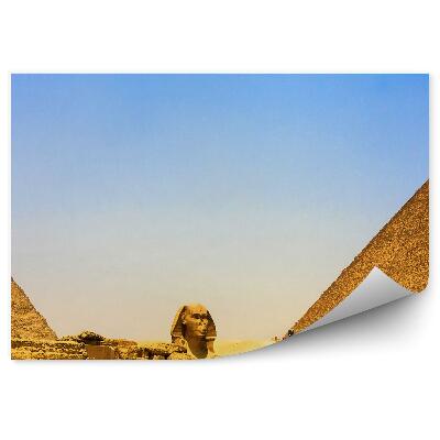 Fototapeta Pieskové pyramídy sfinga Egypt