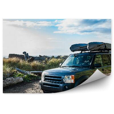 Fototapeta Suv zaparkované na kalifornskej pláži