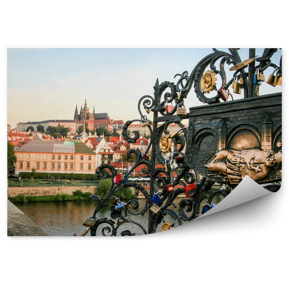 Fototapeta na stenu Láska Karlov Most Visiace Zámky Mesto