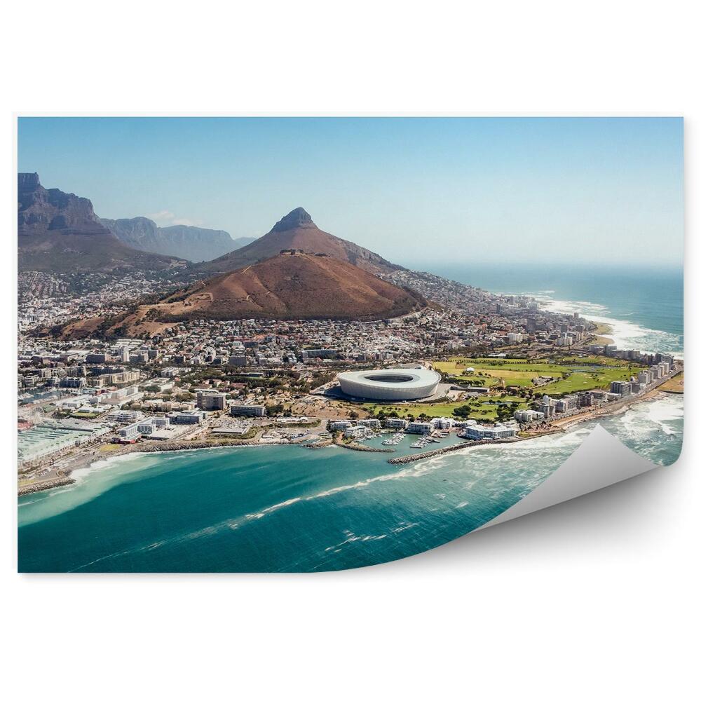 Fototapeta na stenu Pohľad Z Vtáčej Perspektívy Rpa Afrika Mesto