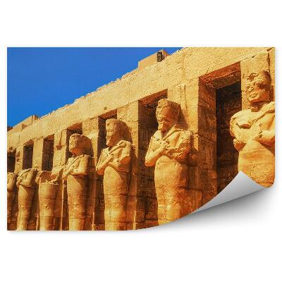 Fototapeta Sochy Chrámu V Karnaku Egypt