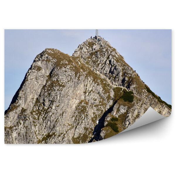 Fototapeta na stenu Kríž na vrchole hory giewont skaly
