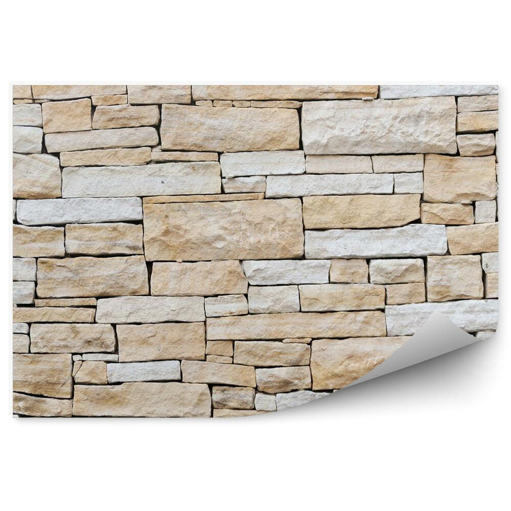 Fototapeta Tehlová stena z pieskovca