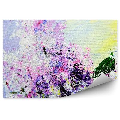 Fototapeta na stenu Jemná Kytica Z Listov Šeříka Farebná Obloha