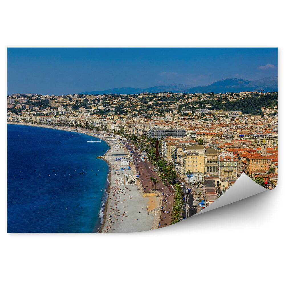 Fototapeta Mestské pobrežie more turisti leto