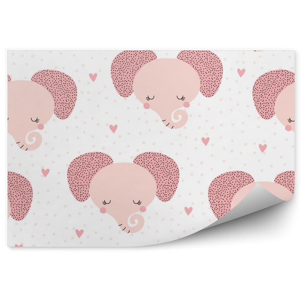 Fototapeta do detskej izby Ružové slony