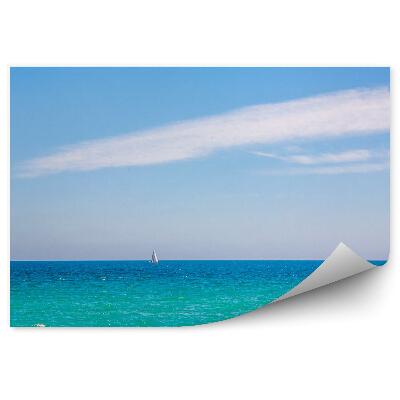 Fototapeta More Jachty Obloha Mraky