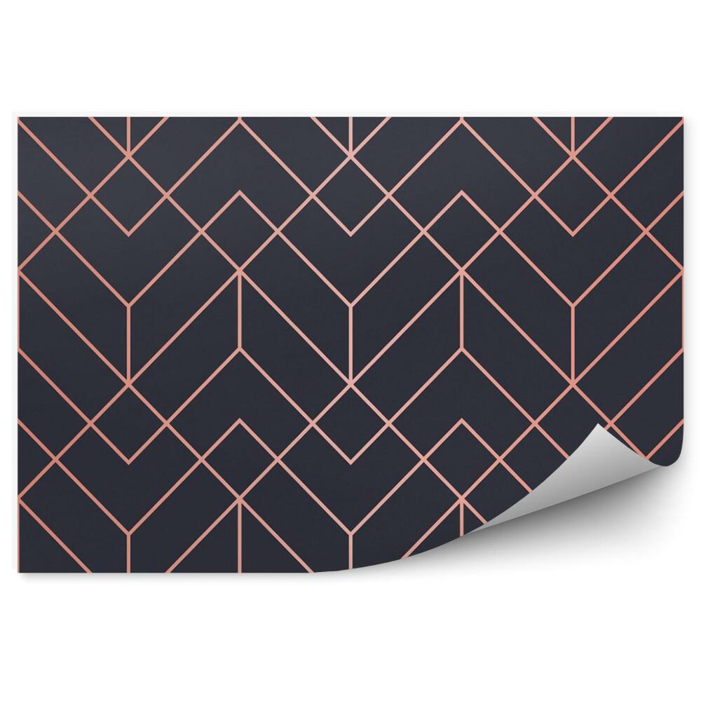 Fototapeta na stenu Geometrický čiarový vzor