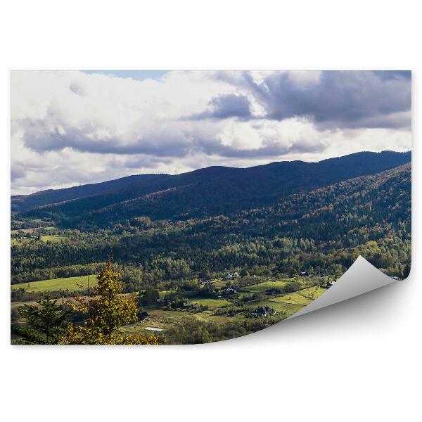 Fototapeta na stenu panoramatický pohľad na hory stromy zeleň