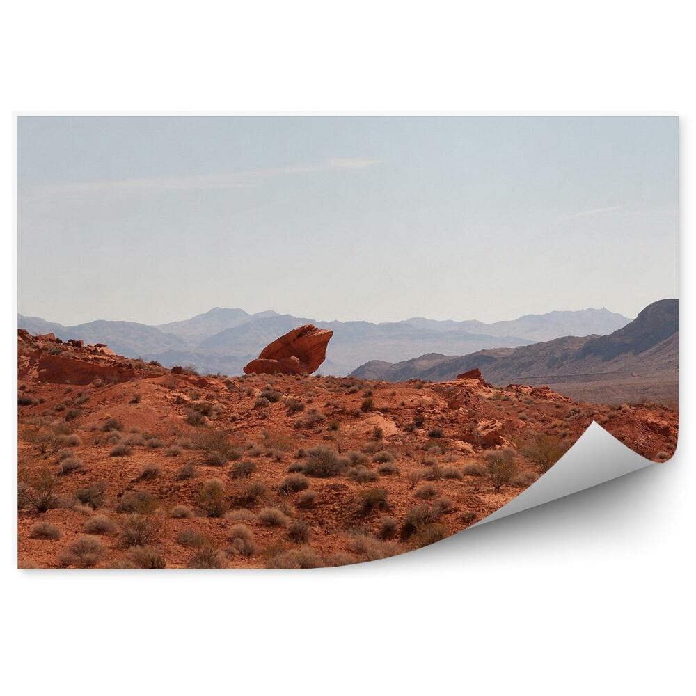 Fototapeta Rastliny Hory Skaly Púšť Nambung Obloha