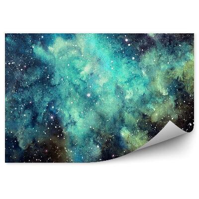 Fototapeta na stenu Modrozelená Hmlovina Hviezdy Obloha Obrázok