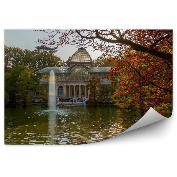 Fototapeta na stenu Krištáľový Palác Španielsko Madrid Fontána Park