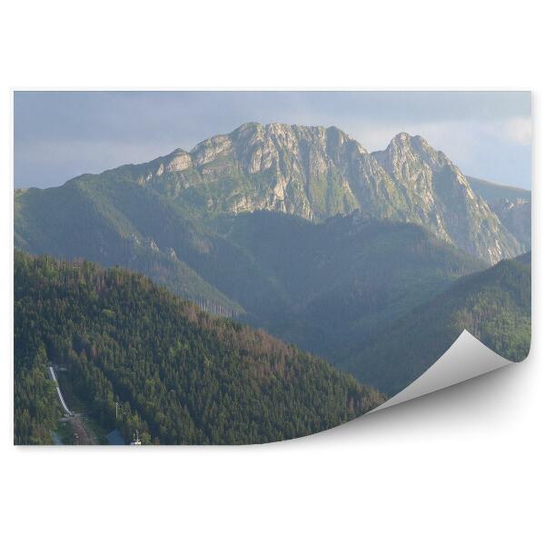Fototapeta na stenu Giewont wielki krokiew zakopane hory ihličnaté stromy
