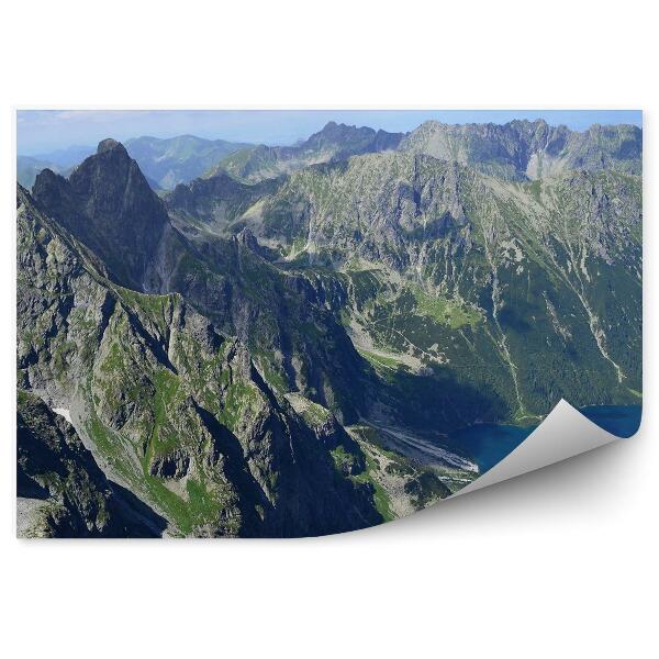 Fototapeta na stenu Pohľad rysia hora tatra obloha mraky morské oko