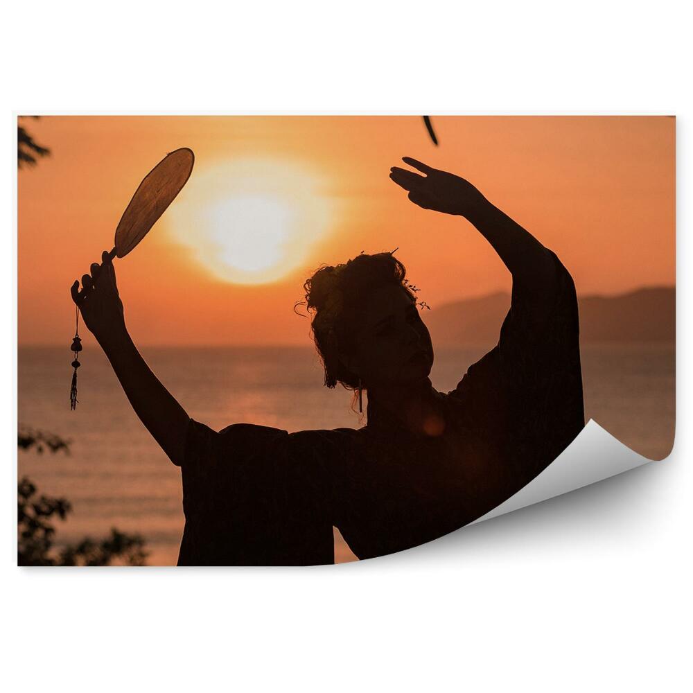 Fototapeta na stenu Žena Gejša Kimono Tanec Príroda Voda