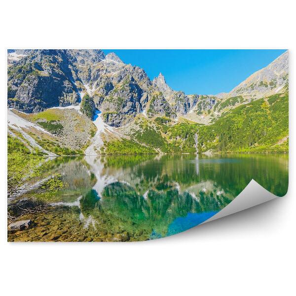 Fototapeta na stenu Morské oko smaragdovo zelená voda