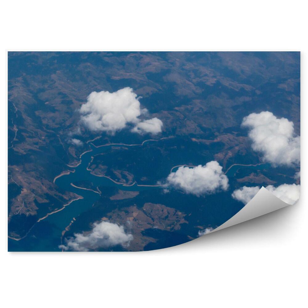 Fototapeta na stenu Hory Voda Mraky Krajina Pozadie