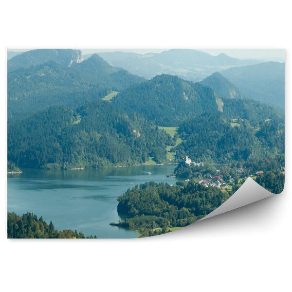 Fototapeta Jazero Czorsztyn Niedzica Pieniny panoráma