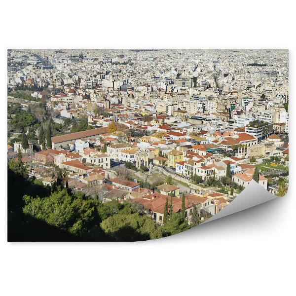 Fototapeta na stenu Atény Grécko panoráma mesta Atény Grécko budovy hory