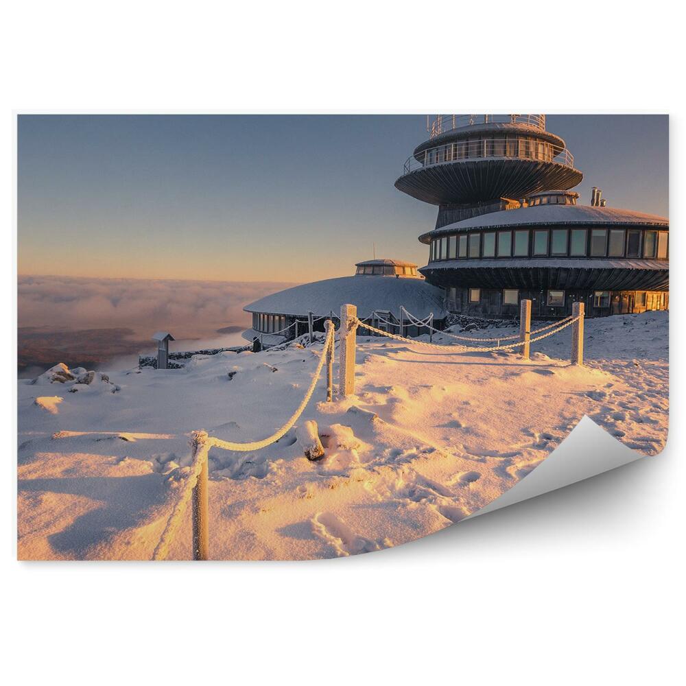 Fototapeta na stenu Zimné snehové sudety hory