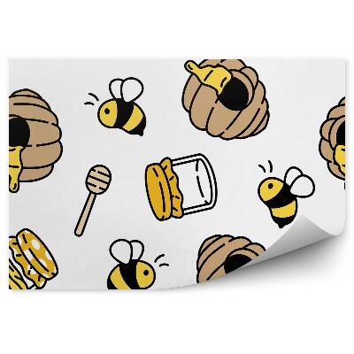 Fototapeta Vzor včelieho úľa