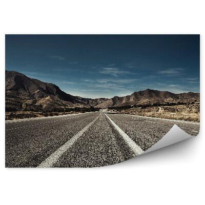 Fototapeta na stenu Cesta Cesta Pruhy Skaly Hory