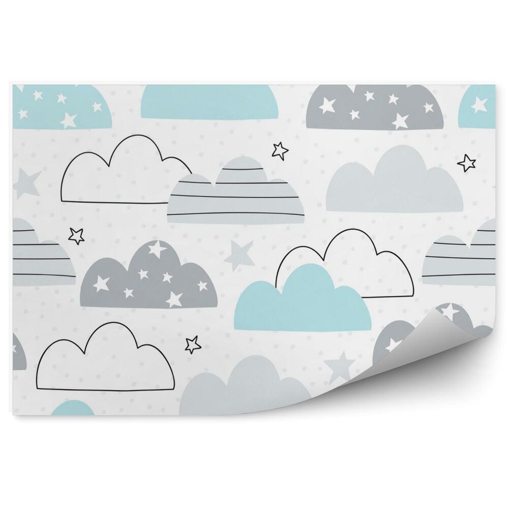 Fototapeta do detskej izby Oblaky a hviezdy