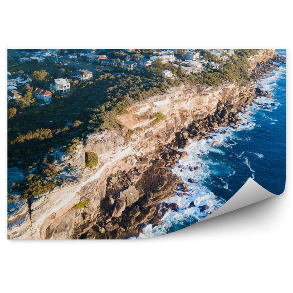 Fototapeta Panoráma z vtáčej perspektívy Sydney skaly oceán