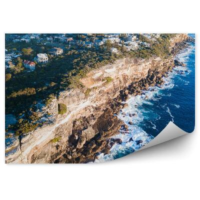 Fototapeta Panoráma z vtáčej perspektívy Sydney skaly oceán