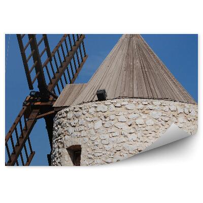 Fototapeta na stenu Veterný mlyn obloha Provence Francúzsko