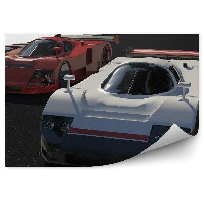 Fototapeta na stenu Avtomobili formule 1 na cesti