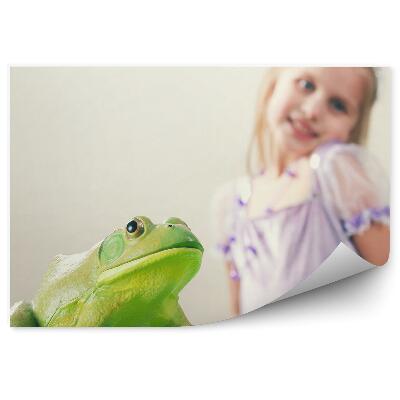 Fototapeta na stenu Malá princezná žabka