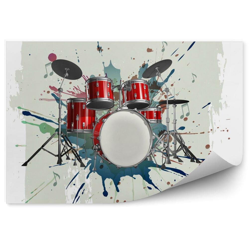 Fototapeta na stenu Bicia súprava na grunge pozadí