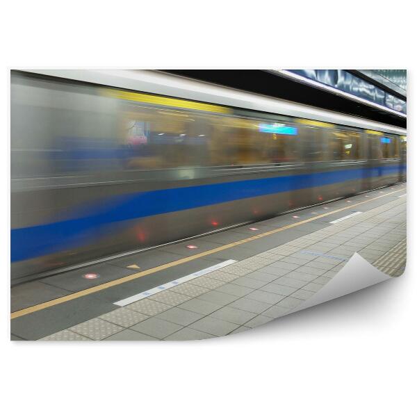 Fototapeta Podzemná Doprava Tunel Muž Zamestnanec