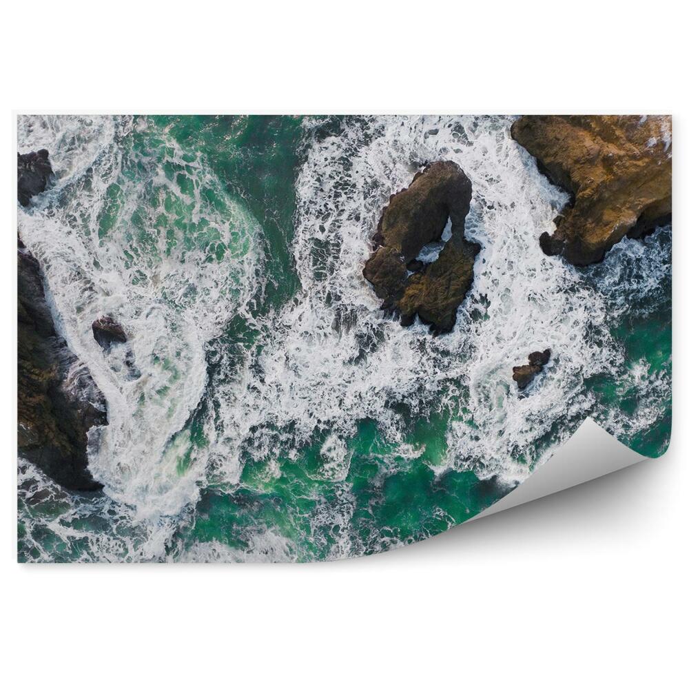 Fototapeta Skaly Oceán Pohľad Z Vtáčej Perspektívy Ostrov